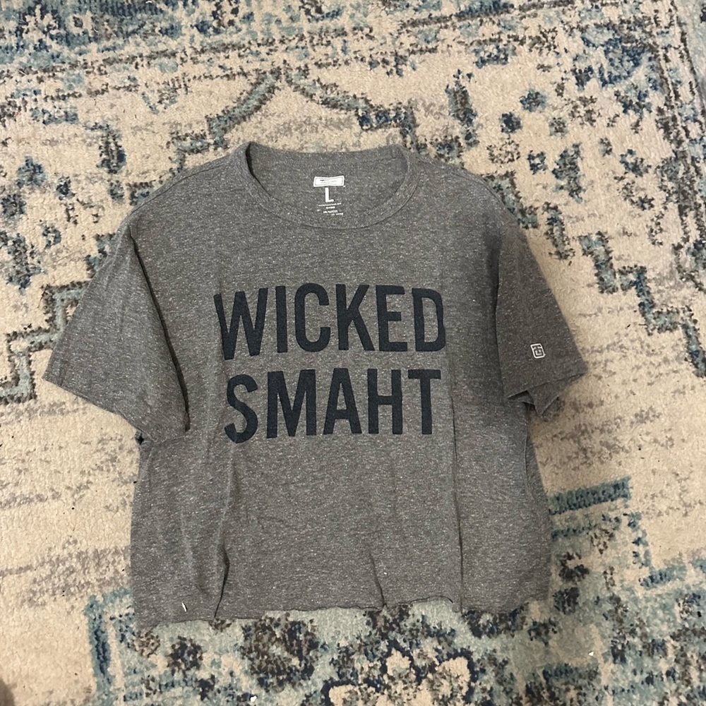 Cropped Boston tshirt